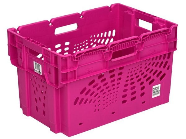 Rosa Schachtelbehälter für Auchan
