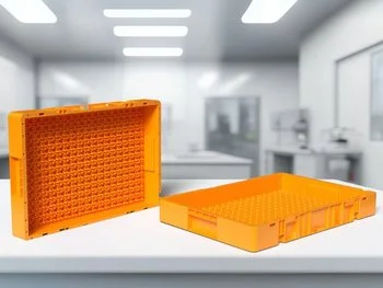 Utz trays in pharma laboratory