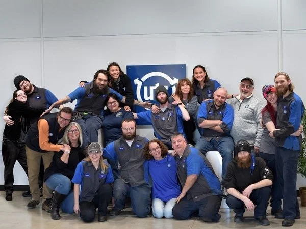 Les employés d'Utz heureux dans l'entreprise Utz
