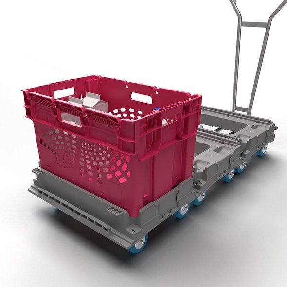 Sistema Dollyfix para el transporte de contenedores Utz