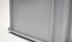 Designated area for labels on THERMOBOX insulated boxes