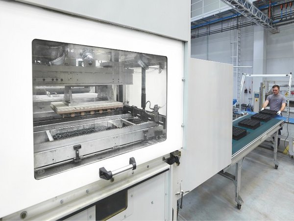 Thermoforming production process