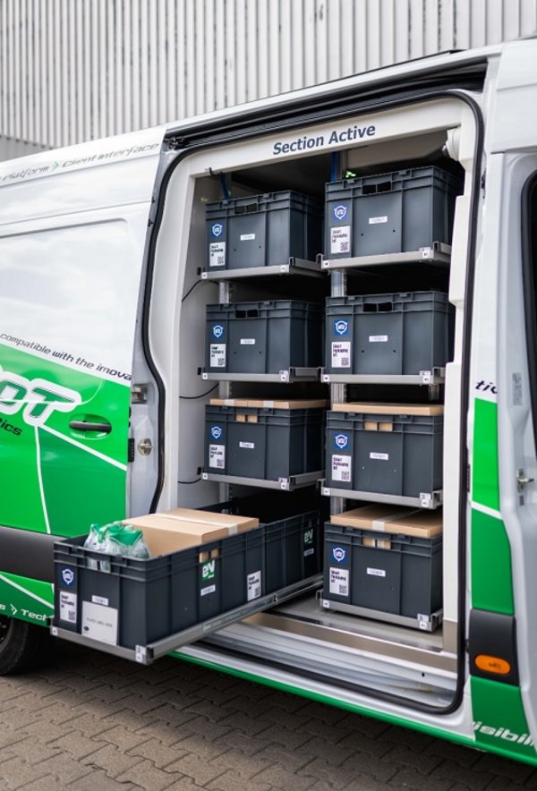 Plastové boxy Utz pro přepravu v inovačních projektech městské logistiky - SmartVan IoT