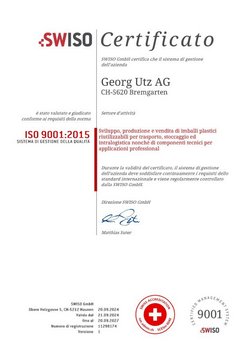 Certificato ISO 9001