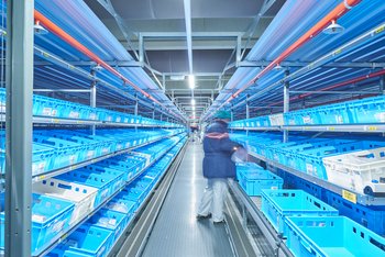 EDEKA fresh food logistics with E-Performance bins
